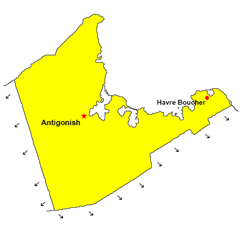 Map - Antigonish County, Nova Scotia
