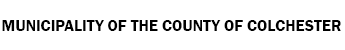 Municipality of the County of Colchester, Nova Scotia