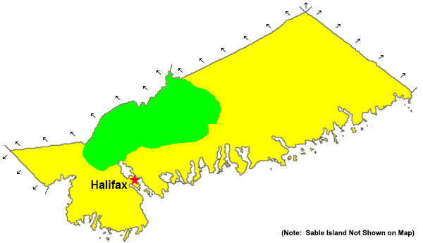 Map - Bedford, Sackville, Hammonds Plains, Beaverbank, & Shubenacadie Lakes