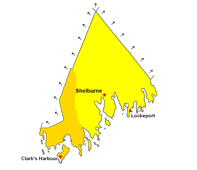 Map - Shelburne County, Nova Scotia