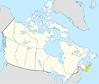 Large Map - Nova Scotia, Canada